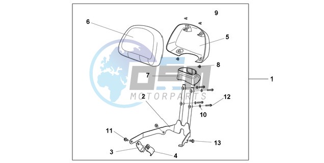 BACKREST *NHA95M*