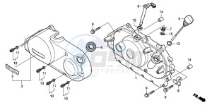 VT750C2 VT750C2 drawing RIGHT CRANKCASE COVER