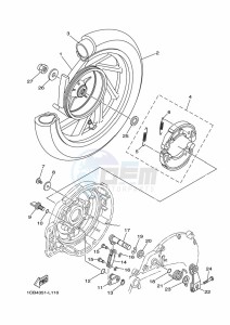 ED06 drawing REAR WHEEL