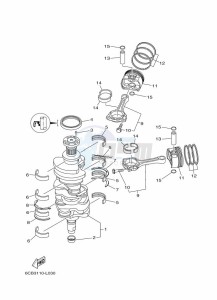 LF250UCA-2017 drawing CRANKSHAFT--PISTON