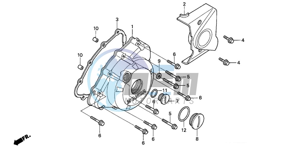 LEFT CRANKCASE COVER