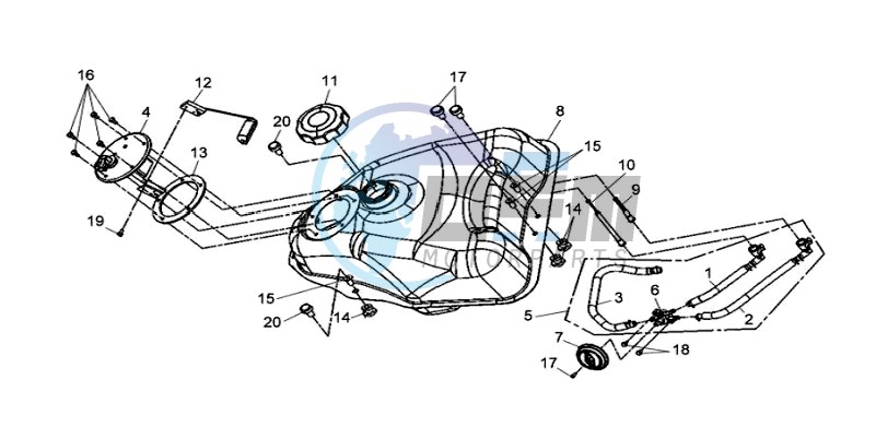 FUEL TANK - FUEL CUT