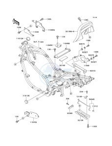 EX 500 D [NINJA 500R] (D6-D9) [NINJA 500R] drawing ELECTRO BRACKET