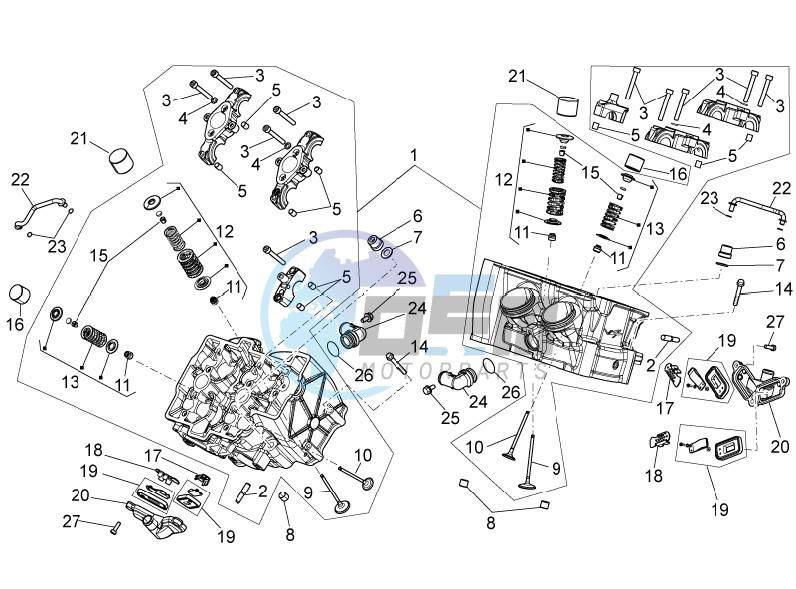 Cylinder head - valves