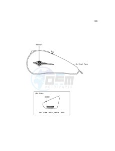 VULCAN 900 CLASSIC VN900BGF GB XX (EU ME A(FRICA) drawing Decals(Gray)