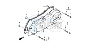 SH50 SCOOPY drawing LEFT CRANKCASE COVER