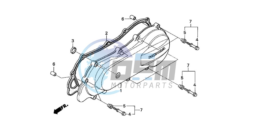 LEFT CRANKCASE COVER