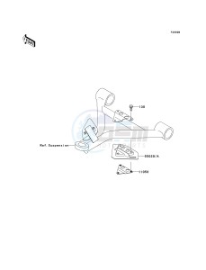 KVF 300 A [PRAIRIE 300 4X4] (A1-A4) [PRAIRIE 300 4X4] drawing OPTIONAL PARTS-- ARM GUARD- -