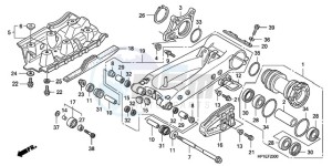 TRX450ER9 Australia - (U / SEL) drawing SWINGARM