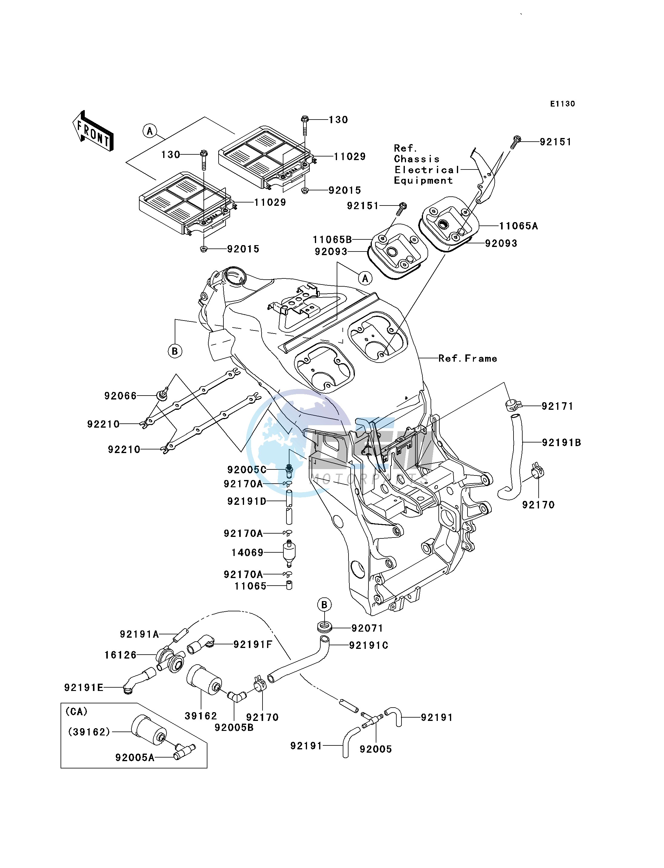 AIR CLEANER-- B1_B2- -