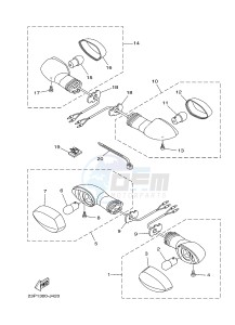 XT1200Z (23PF 23PG) drawing FLASHER LIGHT