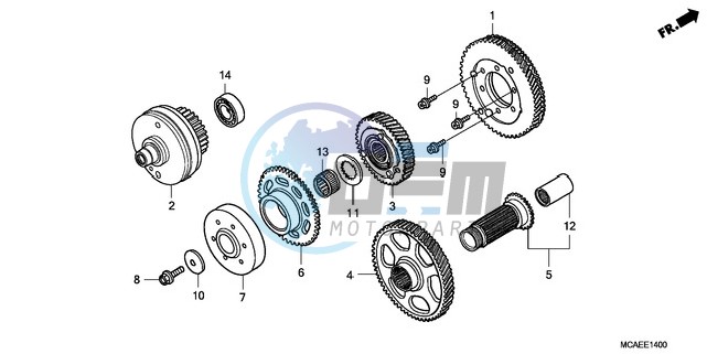 PRIMARY DRIVE GEAR