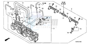 CBF600N9 UK - (E / MKH) drawing THROTTLE BODY