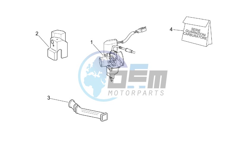 Carburettor cpl.