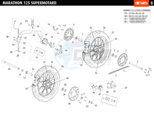 MARATHON-125-SM-BLACK drawing WHEEL - BRAKES