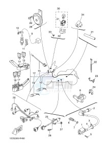 YP400RA X-MAX 400 ABS X-MAX (1SDE 1SDE 1SDE 1SDE) drawing ELECTRICAL 2