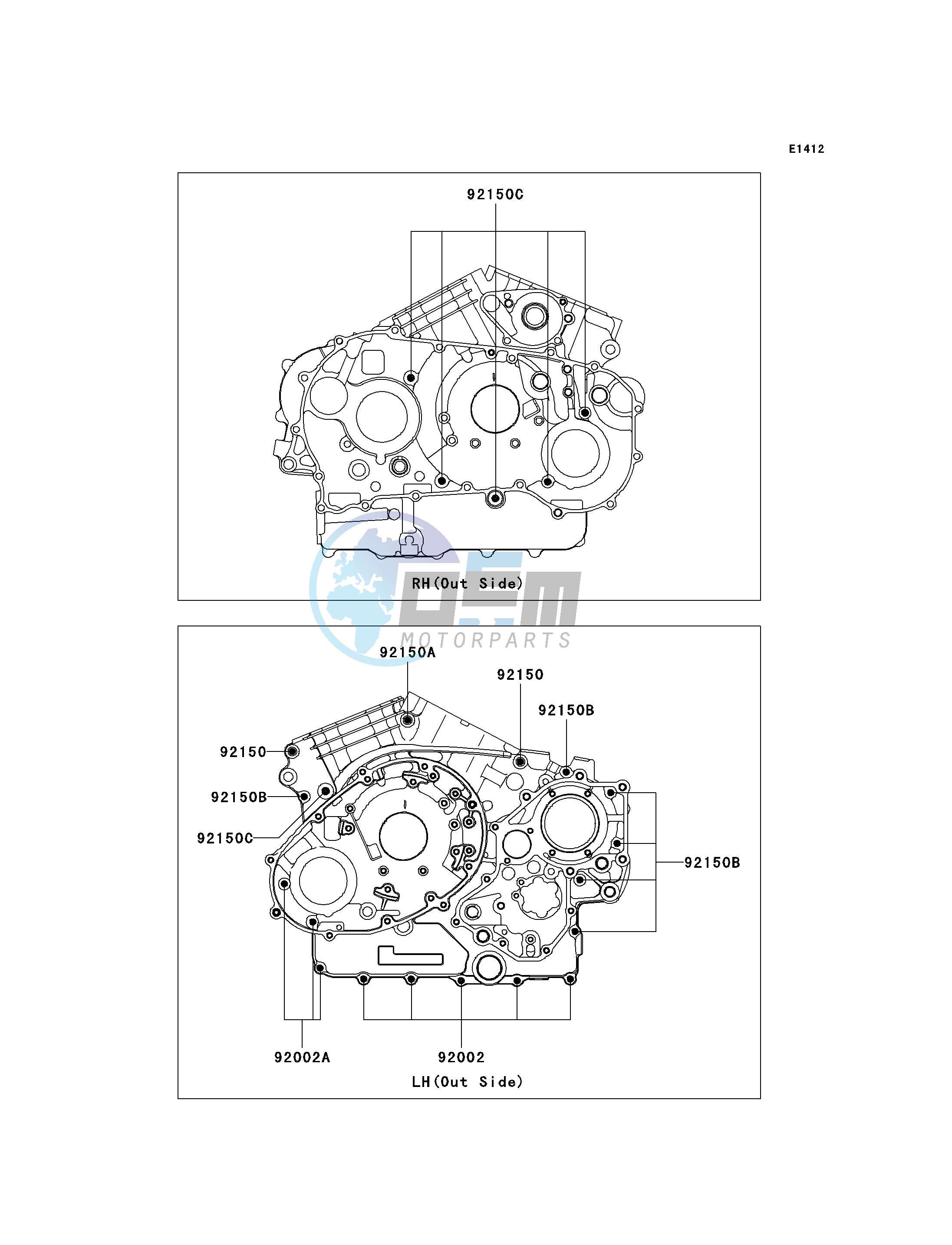 CRANKCASE BOLT PATTERN