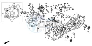 QR50 drawing CRANKCASE/OIL PUMP/ INLET PIPE