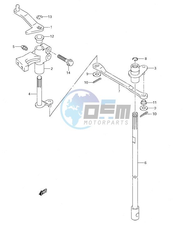 Clutch Shaft (S/N 373696 to 681517)