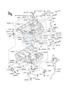 ZX 1200 B [NINJA ZX-12R] (B1-B4) [NINJA ZX-12R] drawing CRANKCASE