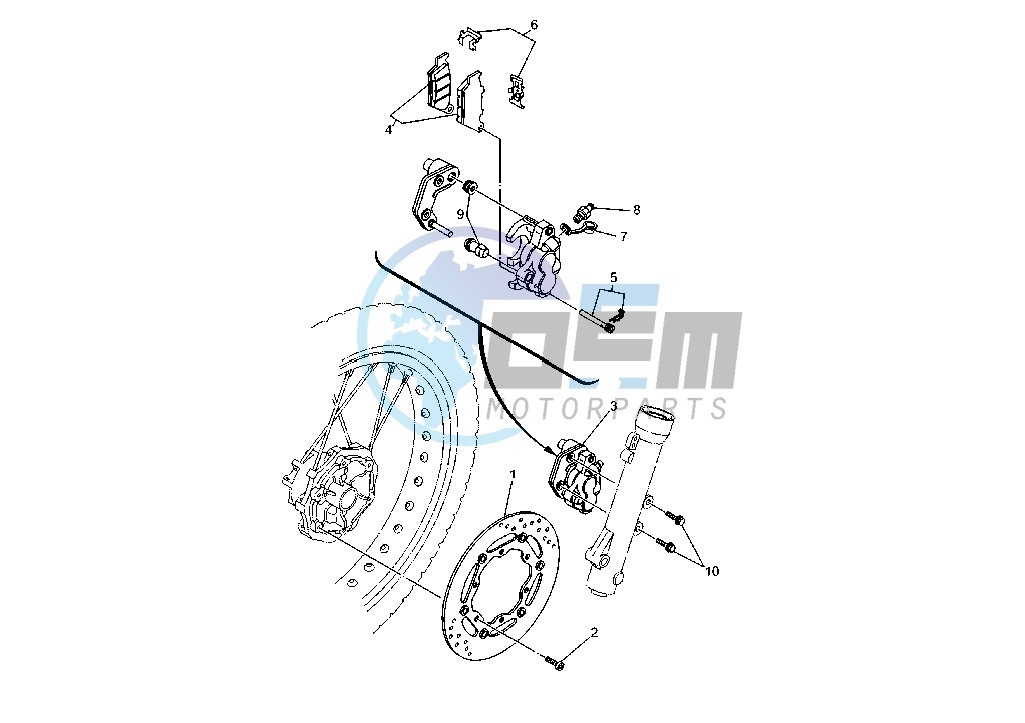 FRONT BRAKE CALIPER