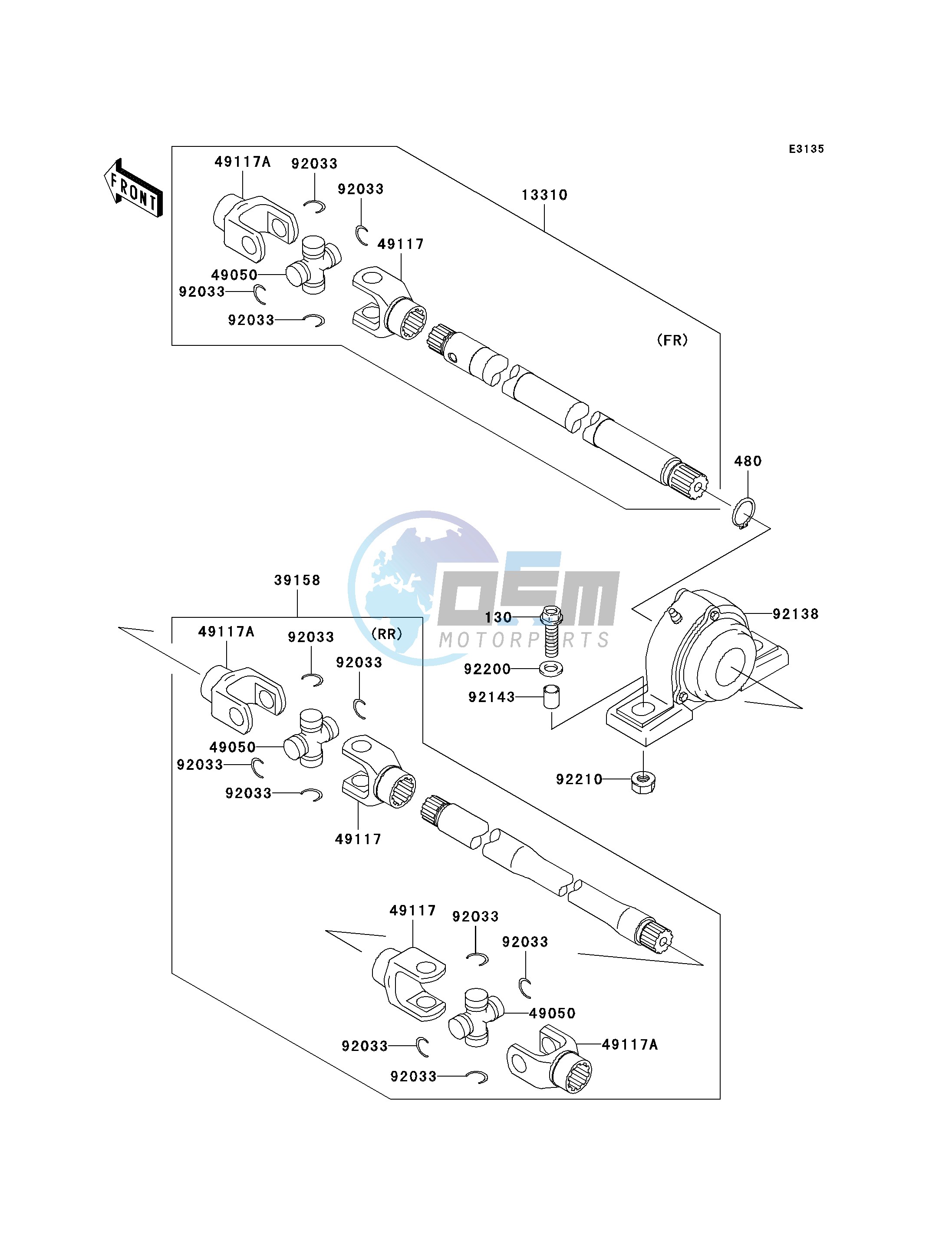 DRIVE SHAFT-PROPELLER