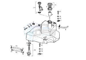 BOULEVARD 125-150 cc drawing FUEL TANK