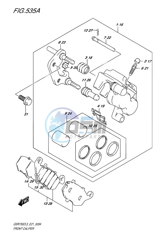 FRONT CALIPER