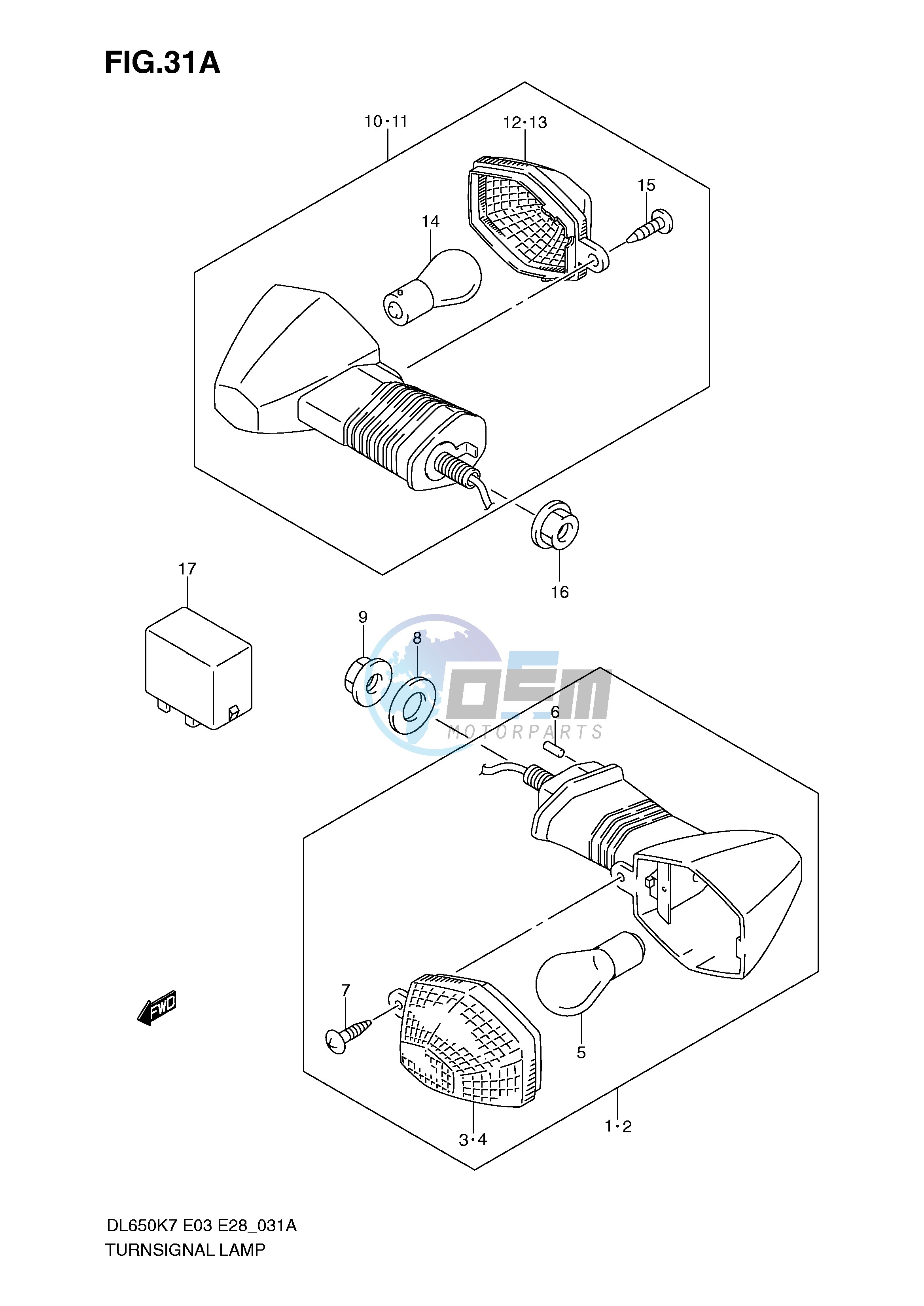 TURNSIGNAL LAMP (MODEL K9 L0)