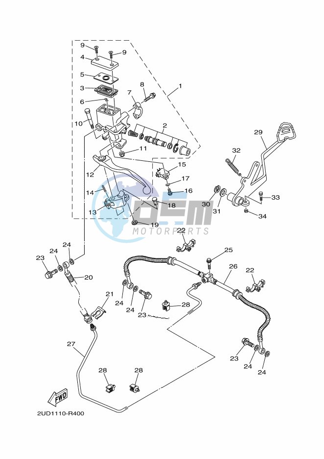 REAR MASTER CYLINDER