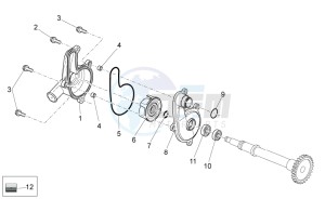 RXV 450-550 drawing Water pump