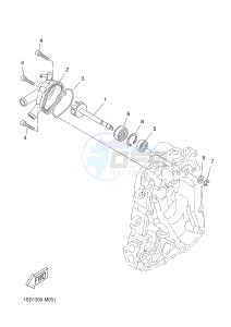 YP400RA X-MAX 400 ABS (1SD2 1SD2 1SD2) drawing WATER PUMP