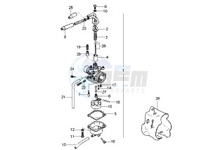 EW SLIDER 50 drawing CARBURETOR