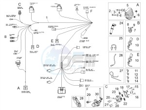 RS 125 4T E4 ABS (EMEA) drawing Front electrical system