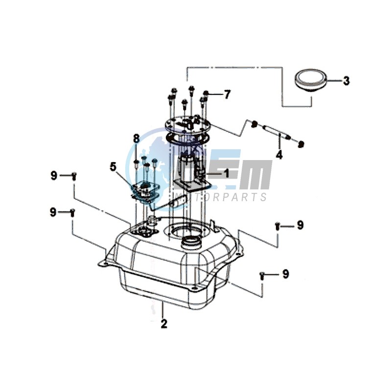 FUEL TANK - FUEL REGULATOR