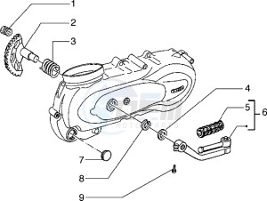 Hexagon 125 EXS1T 125cc drawing Starter lever