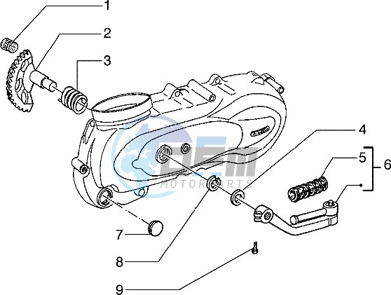 Starter lever