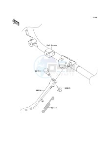 VN 1700 C [VULVAN 1700 NOMAD] (9FA) C9FA drawing STAND-- S- -