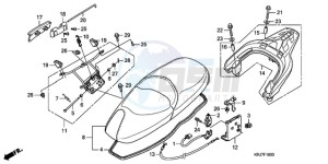 FES1259 UK - (E / MKH 3E) drawing SEAT/REAR CARRIER