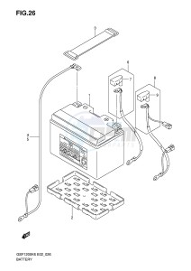 GSF1200 (E2) Bandit drawing BATTERY