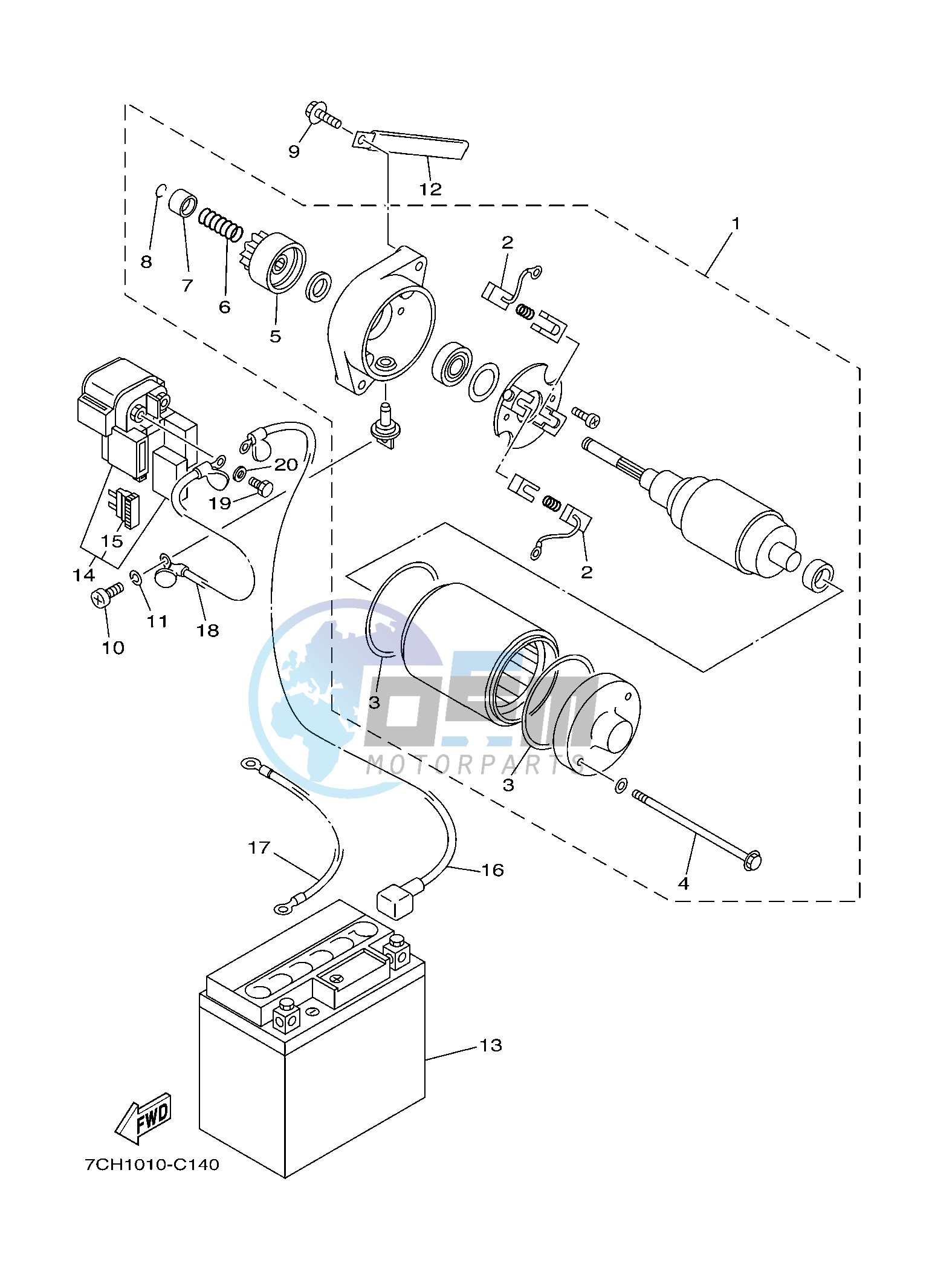 STARTING MOTOR