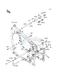 VN900 CLASSIC VN900BDF GB XX (EU ME A(FRICA) drawing Engine Mount