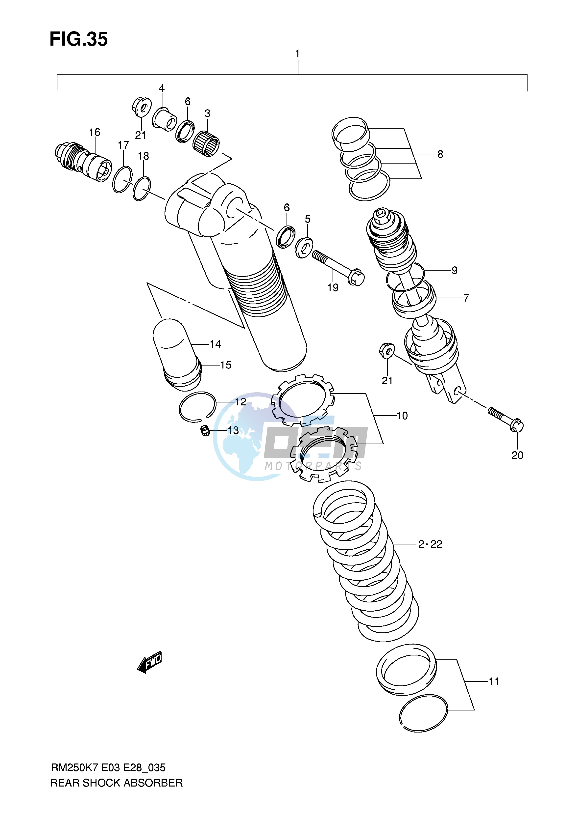 REAR SHOCK ABSORBER