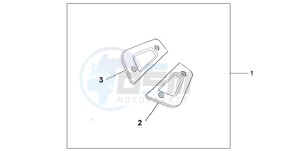 GL18009 UK - (E / AB MKH NAV) drawing CHROME P.STEP UND