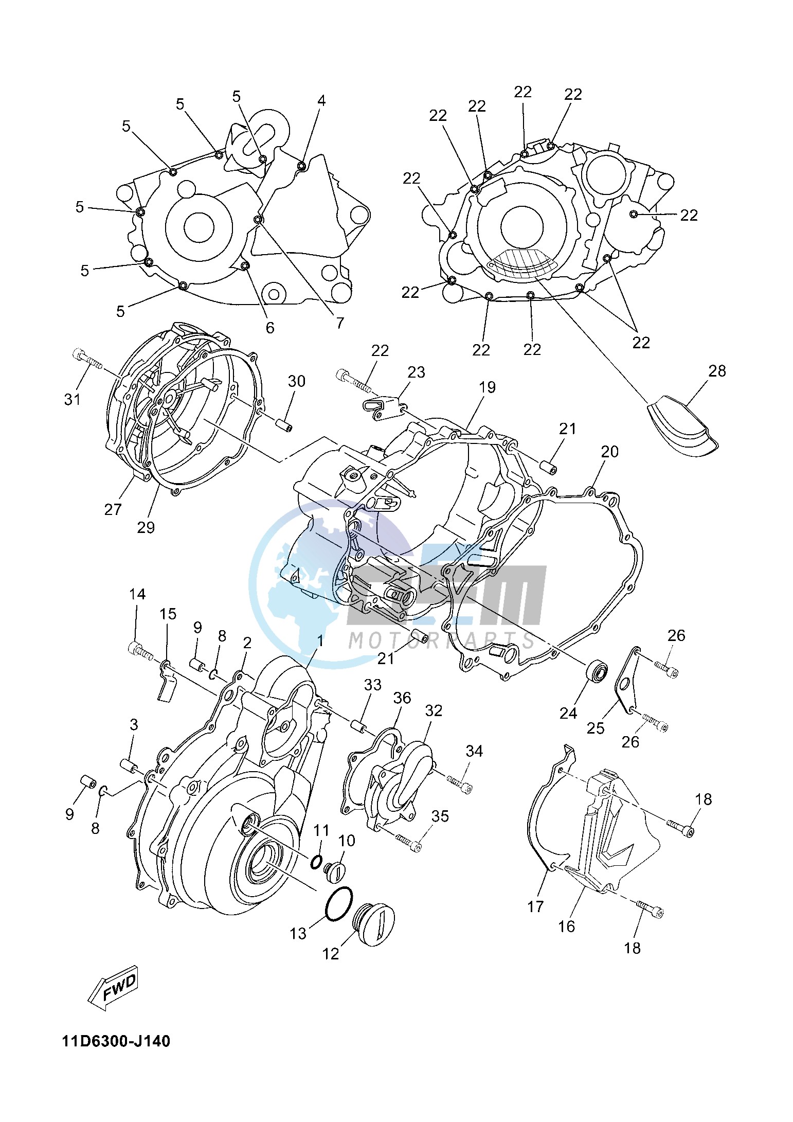 CRANKCASE COVER 1