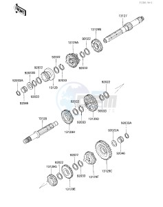 KLF 300 A [BAYOU 300] (A2) [BAYOU 300] drawing TRANSMISSION