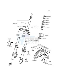 J300 SC300AFF XX (EU ME A(FRICA) drawing Front Fender(s)