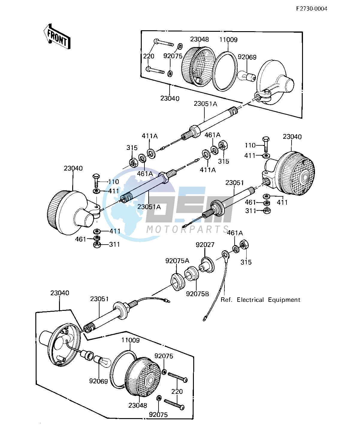 TURN SIGNALS -- 81 D2- -