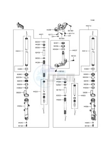 NINJA 300 ABS EX300BGFA XX (EU ME A(FRICA) drawing Front Fork