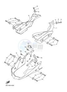 XJ6SA 600 DIVERSION (S-TYPE, ABS) (36DF 36DJ) drawing SIDE COVER 2